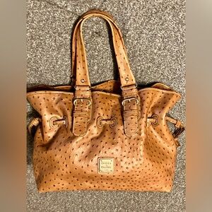 Dooney & Bourke Large Chiara Ostrich Satchel Beautiful Condition!!